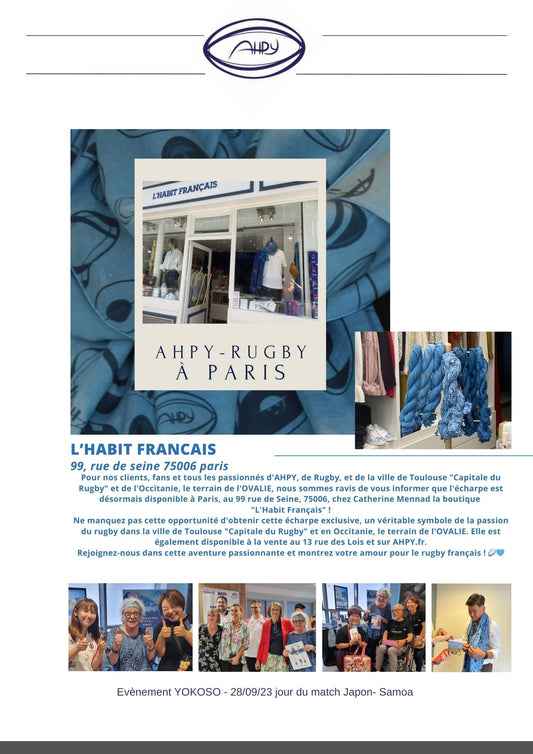 AHPY À PARIS CHEZ L'HABIT FRANÇAIS