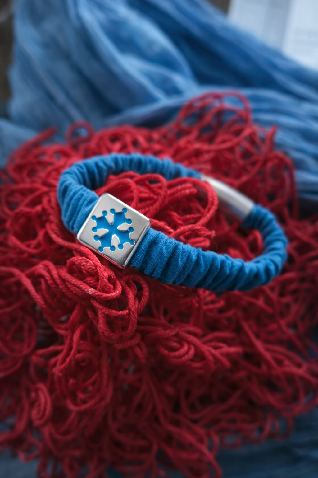 Pulsera textil "OCCITANIE" con elástico