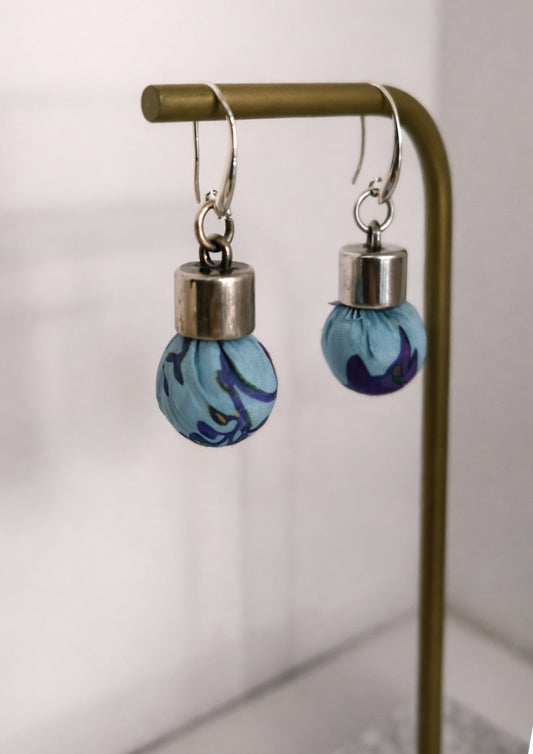 Boucle d’oreil cocagne-Pastel & Violette