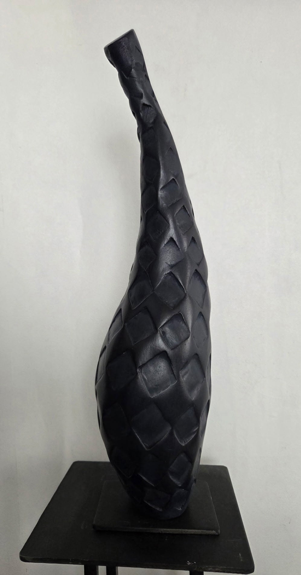 Infini - Sculpture en Terre Crue, 45CMx12CM