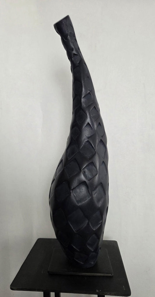 Infini - Sculpture en Terre Crue, 45CMx12CM