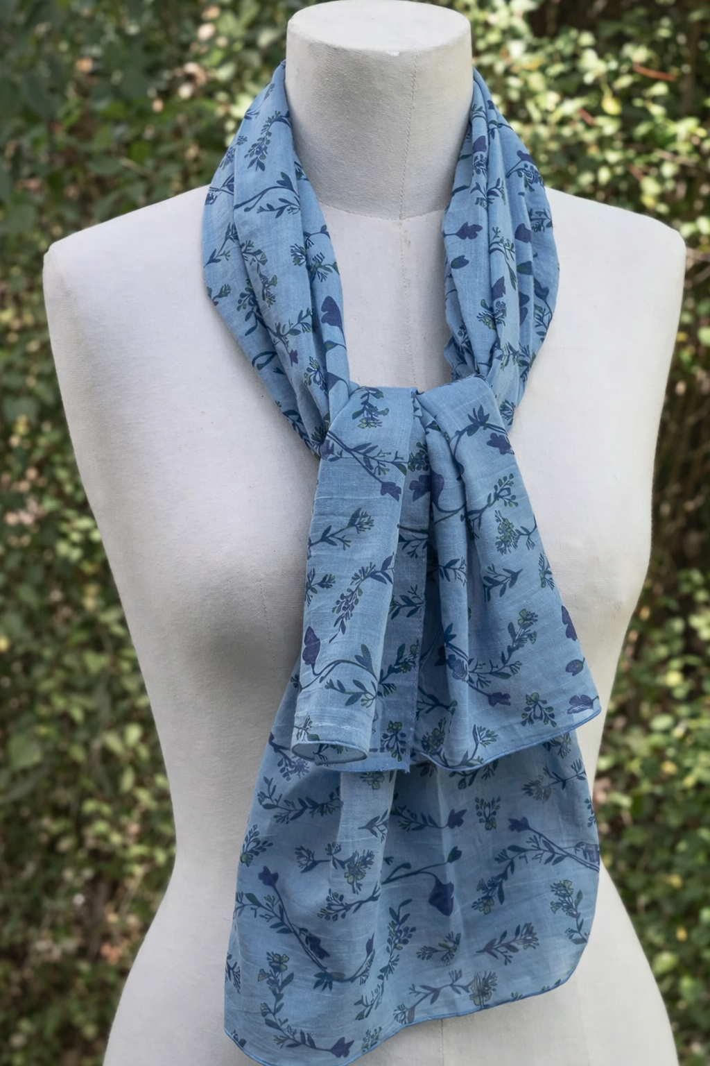 “Pastel &amp; Violets” Scarf