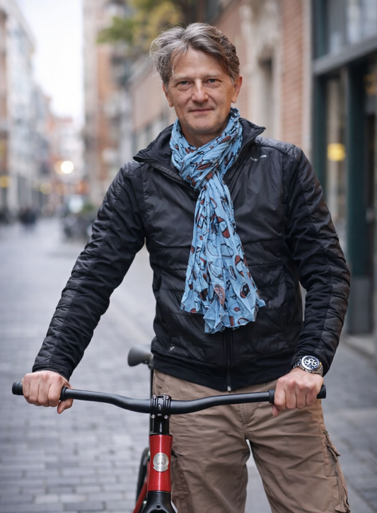 AHPY-RUGBY scarf Red