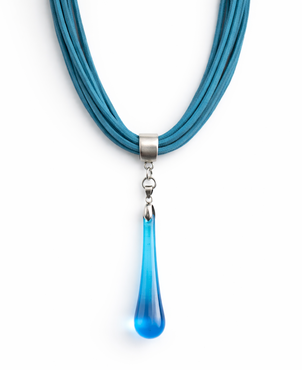 Collier "Goutte Bleue"