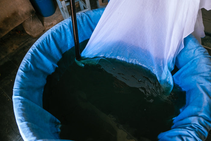 Chèche Jardin Bleu-Bleu