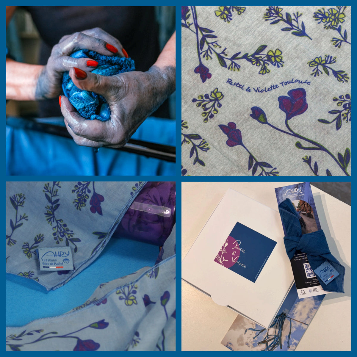 Bandeau « Pastel et Violette »