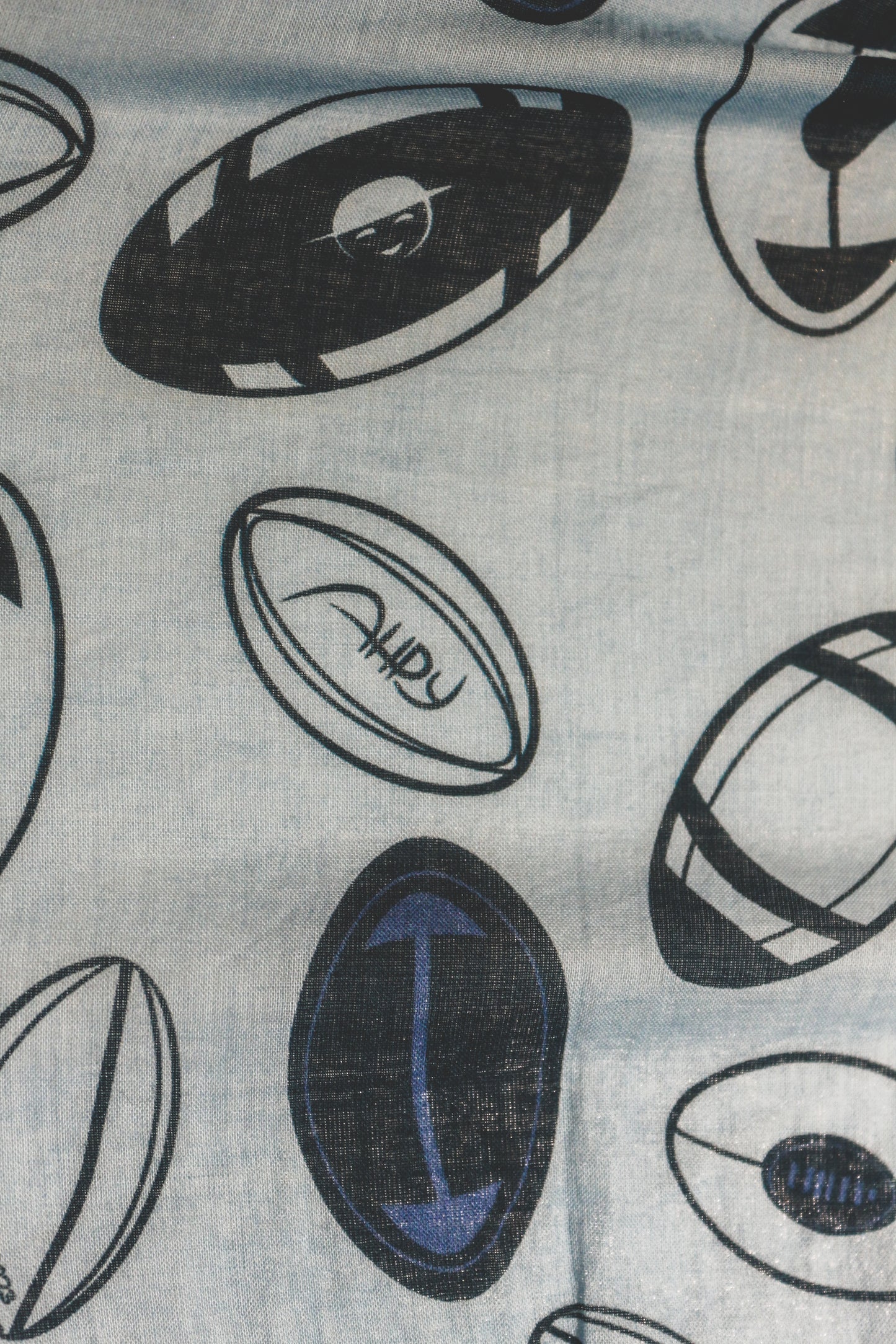 Chèche AHPY-RUGBY Bleu