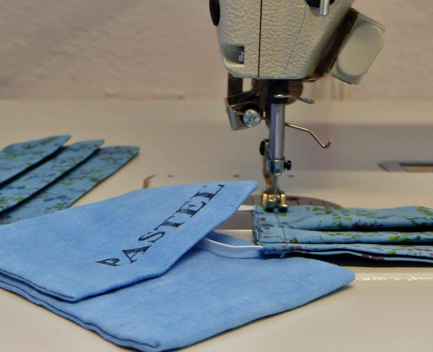 Chouchou "Pastel & Violette"